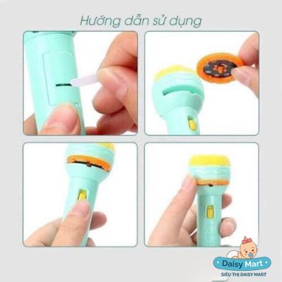 Đồ chơi đèn pin chiếu bóng