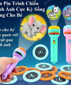 Đèn pin chiếu bóng 80 hình