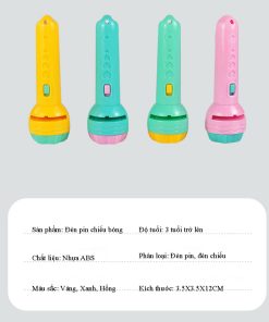 Đèn pin chiếu bóng 80 hình