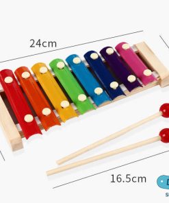 Combo 6 món Montessori bằng gỗ giúp trẻ phát triển tư duy logic và màu sắc