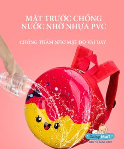Balo hình tròn chống nước, siêu sinh cho bé đi học mầm non