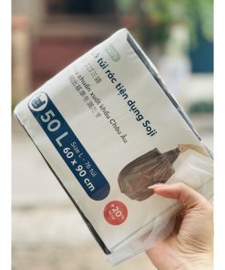 Túi Rác Có Quai Tiện Dụng Soji Chính Hãng Inochi 3-Màu Đen-Hương Chanh- Hương Lavender