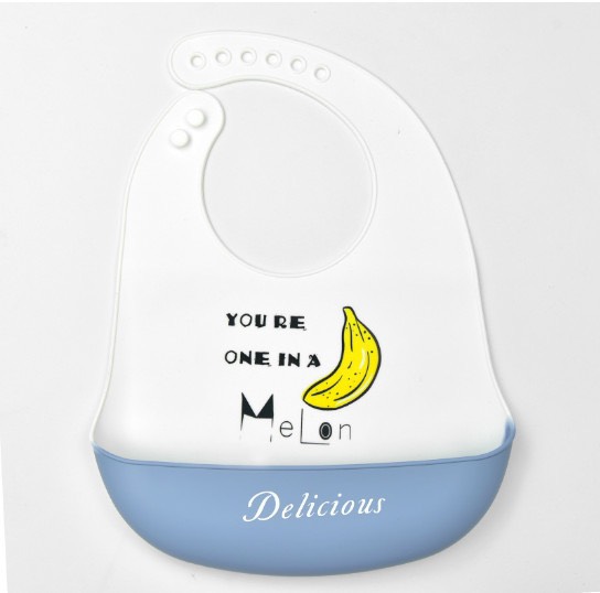 Yếm ăn dặm silicon 3D cao cấp, dễ thương cho bé tập ăn
