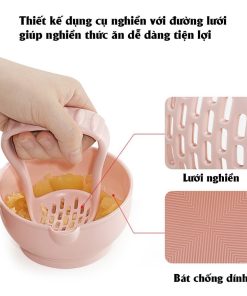 Bộ dụng cụ làm đồ ăn dặm 7 món - AAG373