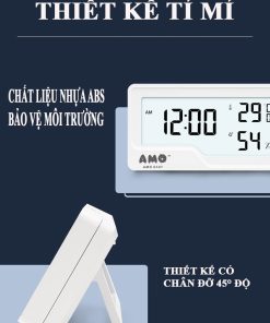 Đồng hồ nhiệt kế, đo nhiệt độ và hơi ẩm trong phòng