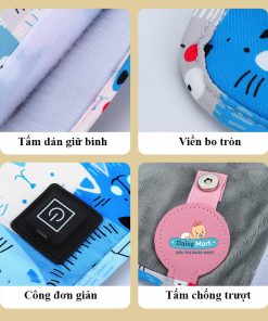 Túi ủ bình sữa, túi giữ nhiệt bình sữa thông minh cổng USB