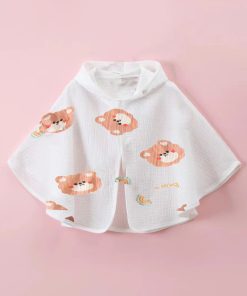 Áo choàng trẻ em siêu dễ thương, đáng yêu 100% cotton