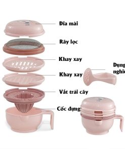 Bộ dụng cụ làm đồ ăn dặm 7 món - AAG373