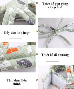 Mũ bảo vệ đầu cho trẻ sơ sinh tập ngồi, tập đi