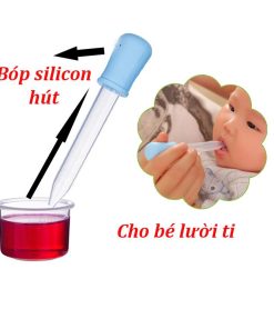 Ống hút bón sữa, thuốc, sinh tố cho bé lười ăn