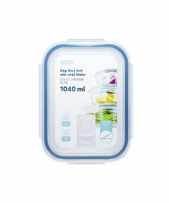 Hộp thủy tinh chia ngăn hình chữ nhật Inochi