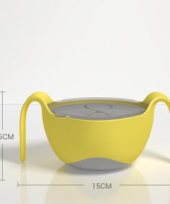 Bát ăn dặm silicon 3 chức năng kèm ống hút Misuta