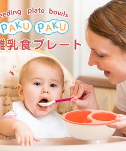 Bát ăn dặm chia ngăn Paku Inomata