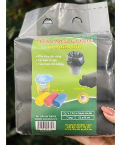 Túi Nilon Bóng Đen Dạng Cuộn Đựng Rác Tự Phân Huỷ TAHUFA