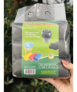 Túi Nilon Bóng Đen Dạng Cuộn Đựng Rác Tự Phân Huỷ TAHUFA
