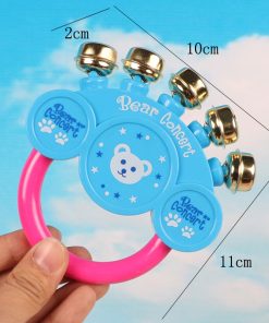 Đồ chơi xúc xắc lục lạc tay cầm có chuông cho bé
