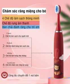 Bàn chải đáng răng điện cho trẻ em