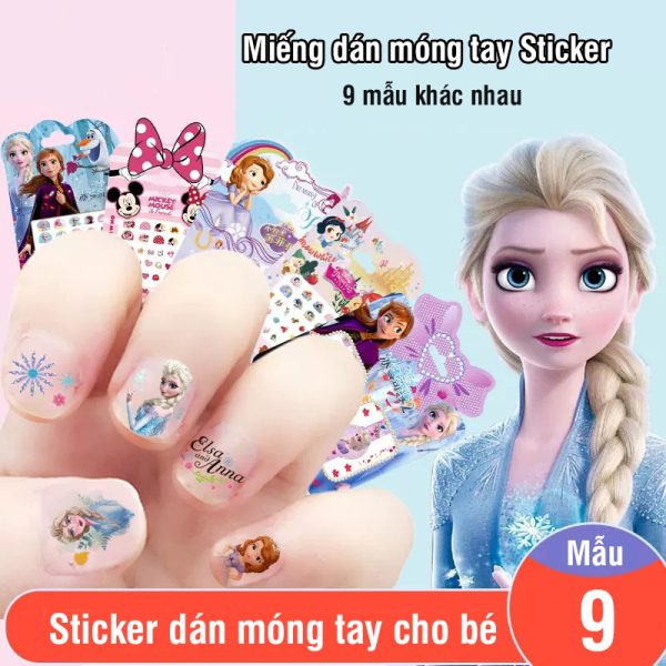 sticker dan mong tay cho be