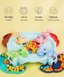 Bộ đồ chơi ếch ăn bi 4 người chơi phiên bản đẹp