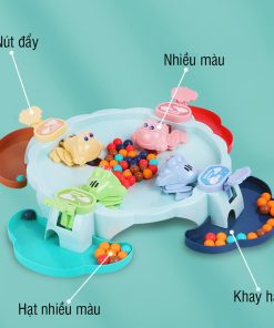 Bộ đồ chơi ếch ăn bi 4 người chơi phiên bản đẹp