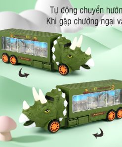 Xe ô tô khủng long tự chạy có đèn