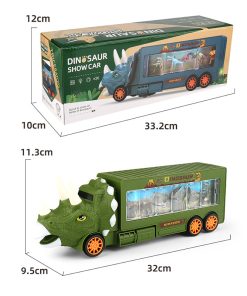 Xe ô tô khủng long tự chạy có đèn