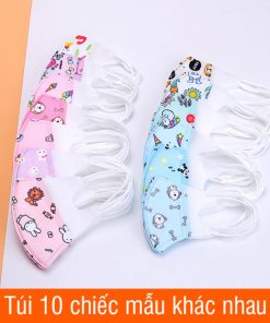 Khẩu trang 3D cho trẻ em bộ 10 cái