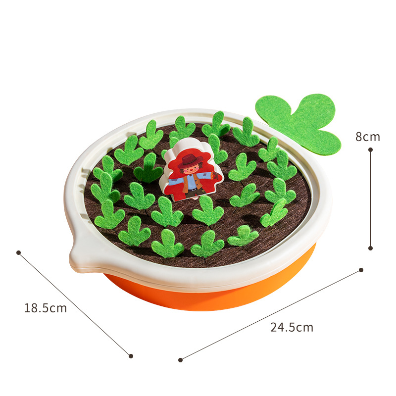 Bộ đồ chơi nhổ cà rốt bộ đồ chơi nông trại luyện tay