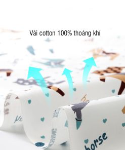 Khăn che cho con bú 2 lớp, khăn choàng cho bé bú