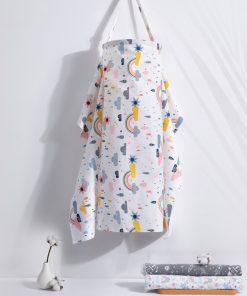 Khăn che cho con bú 2 lớp, khăn choàng cho bé bú