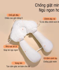 Gối chữ u cao cấp cho trẻ sơ sinh