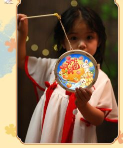 Đồ chơi trung thu - đèn lồng trung thu gỗ tự tô