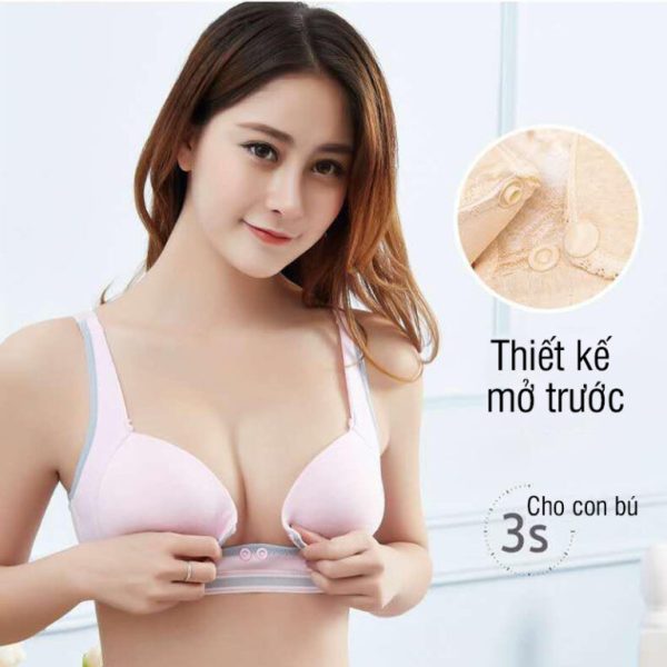 Áo lót cúc ngực cho con bú, nâng ngực giữ dáng