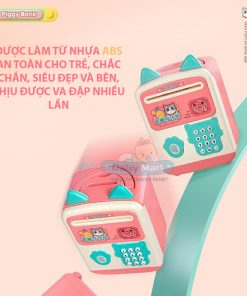 Két sắt đồ chơi mini đựng tiền quét khuôn mặt