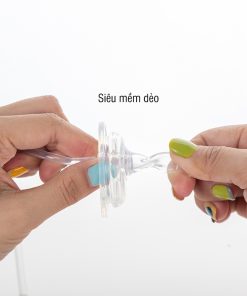 Ống tập hút chống sặc gắn vào bình sữa cổ rộng