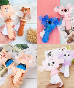 Quạt bóp tay mini 2 cánh, quạt bóp tay để túi quần