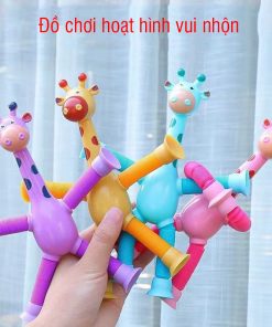 Hươu hút dính lò xo có đèn, đồ chơi lò xo