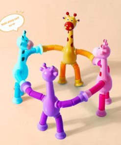 Hươu hút dính lò xo có đèn, đồ chơi lò xo