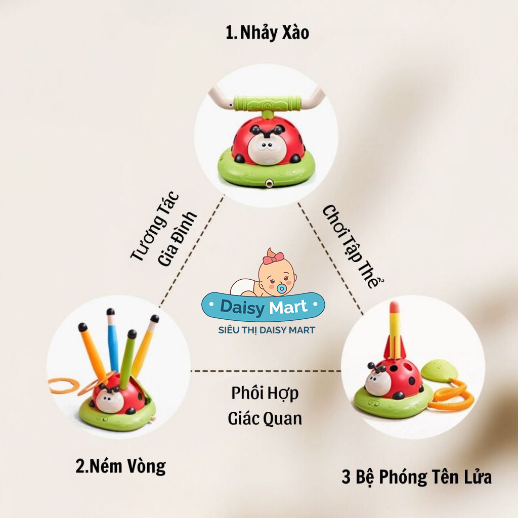 Mẹ và bé: Bộ đồ chơi vận động ngoài trời bọ rùa có điều khiển 3 trong 1 Do-choi-van-dong-ngoai-troi-3-trong-1-3