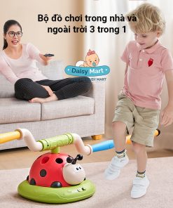 Bộ đồ chơi vận động ngoài trời bọ rùa có điều khiển 3 trong 1