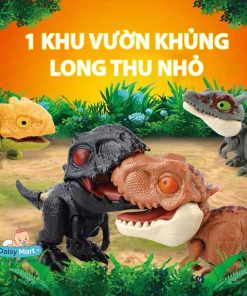 Mô hình khủng long mini, khủng long cắn tay, khủng long để bàn