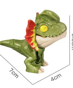 Mô hình khủng long mini, khủng long cắn tay, khủng long để bàn