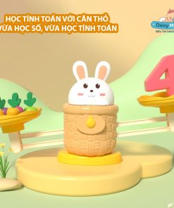 Bộ đồ chơi nông trại kèm cân thỏ cân bằng