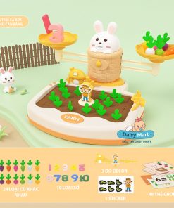 Bộ đồ chơi nông trại kèm cân thỏ cân bằng