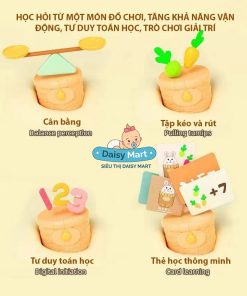 Bộ đồ chơi nông trại kèm cân thỏ cân bằng