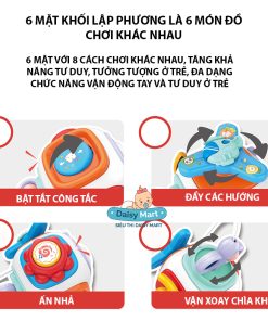 Hộp đồ chơi bận rộn Montessori 8 trong 1 luyện tay và trí não