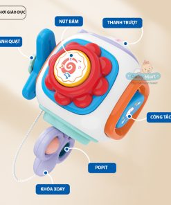 Hộp đồ chơi bận rộn Montessori 8 trong 1 luyện tay và trí não