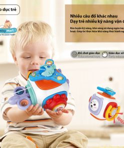 Hộp đồ chơi bận rộn Montessori 8 trong 1 luyện tay và trí não