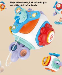 Hộp đồ chơi bận rộn Montessori 8 trong 1 luyện tay và trí não