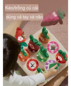 Bộ đồ chơi nông trại cà rốt bông
